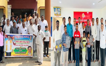 ಬಿವೈ ವಿಜಯೇಂದ್ರ ಅವರ 50ನೇ ವರ್ಷದ  ಹುಟ್ಟು ಹಬ್ಬದಪ್ರಯುಕ್ತ ಆಸ್ಪತ್ರೆಯಲ್ಲಿ ರೋಗಿಗಳಿಗೆ ಹಣ್ಣು  ವಿತರಣೆ ಮತ್ತು ದಿನ ಪತ್ರಿಕೆ ವಿತತಿಸುವ ಮಕ್ಕಳಿಗೆ ಸ್ವೆಟರ್  ವಿತ್ತರಿಸಿದರು.