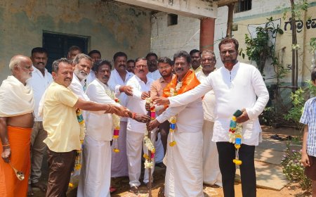 ಕೆ. ರ್. ಡಿ. ಬಿ.ಯ   ಅನುದಾನದಲ್ಲಿ ಎಲ್ ಕೆ ಜಿ ಮತ್ತು ಯುಕೆಜಿ.ಕೊಠಡಿಯ ಭೂಮಿ ಪೂಜೆ