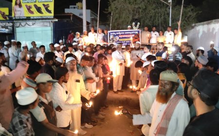 ಫಹಲ್ಗಾಮ್ ಘಟನೆ||ಮಸ್ಕಿ ಮುಸ್ಲಿಂ ಬಾಂಧವರಿಂದ ಮೇಣದಬತ್ತಿ ಹಚ್ಚಿ ಮೌನಾಚರಣೆ