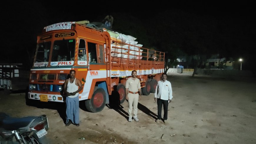 ಅಕ್ರಮವಾಗಿ  ಸಾಗಟ ಮಾಡುತ್ತಿದ್ದ  2 ಲಕ್ಷ ಎಪ್ಪತ್ತು ಸಾವಿರ ಮೌಲ್ಯದ 138 ಕ್ಷಿಂಟಾಲ್​ ಅನ್ನಭಾಗ್ಯ ಅಕ್ಕಿ ಜಪ್ತಿ