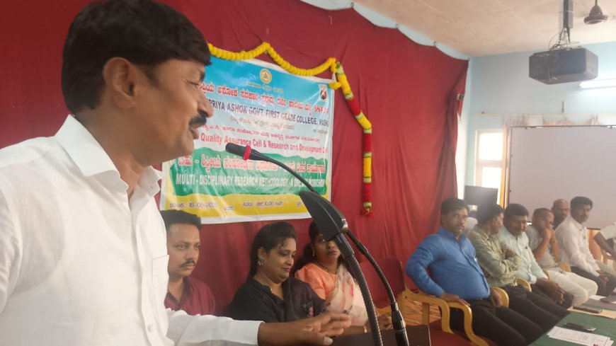 ಸತ್ಯ ಹೇಳುವವರು ಸಂಶೋಧನೆಗಿಳಿದಾಗ ಮಾತ್ರ ಸಂಶೋಧನಾ ಕ್ಷೇತ್ರಕ್ಕೆ ನ್ಯಾಯ ಸಿಗುತ್ತದೆ.ಡಾ,ಜಾಜಿ ದೇವೇಂದ್ರಪ್ಪ.