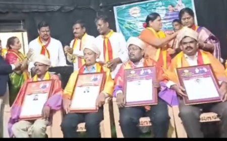 ಉಪನ್ಯಾಸಕ H,M,ನಾಗಲೀಕರ ಗೆ ಒಲಿದು ಬಂದ ರಾಜ್ಯಮಟ್ಟದ ಬಸವರತ್ನ ಪ್ರಶಸ್ತಿ.