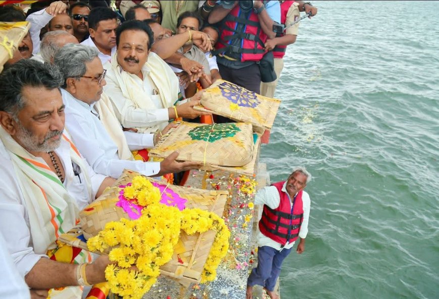 ನಮ್ಮ ಸರ್ಕಾರ ಬಂಡೆ ತರ 5 ವರ್ಷ ಇರುತ್ತೆ; ಡಿಕೆಶಿ ಕೈ ಎತ್ತಿ ತೋರಿಸಿದ ಸಿಎಂ