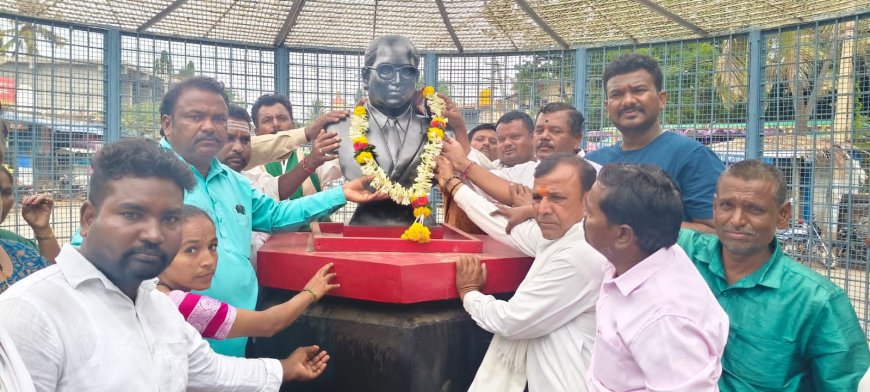 ತಾವರಕೆರೆ ಬಾಲಕಿ ಅತ್ಯಾಚಾರ ಪ್ರಕರಣ ಖಂಡಿಸಿ ಶಿಳ್ಳೇಖ್ಯಾತ ಸಮುದಾಯದಿಂದ ಪ್ರತಿಭಟನೆ