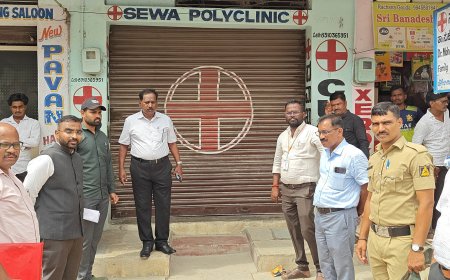 ಸಹಾಯಕ ಆಯುಕ್ತರ ನೇತೃತ್ವದಲ್ಲಿ 11 ಖಾಸಗಿ ಆಸ್ಪತ್ರೆಗಳ ಮೇಲೆ ದಿಢೀರ್ ದಾಳಿ, ಪರಿಶೀಲನೆ