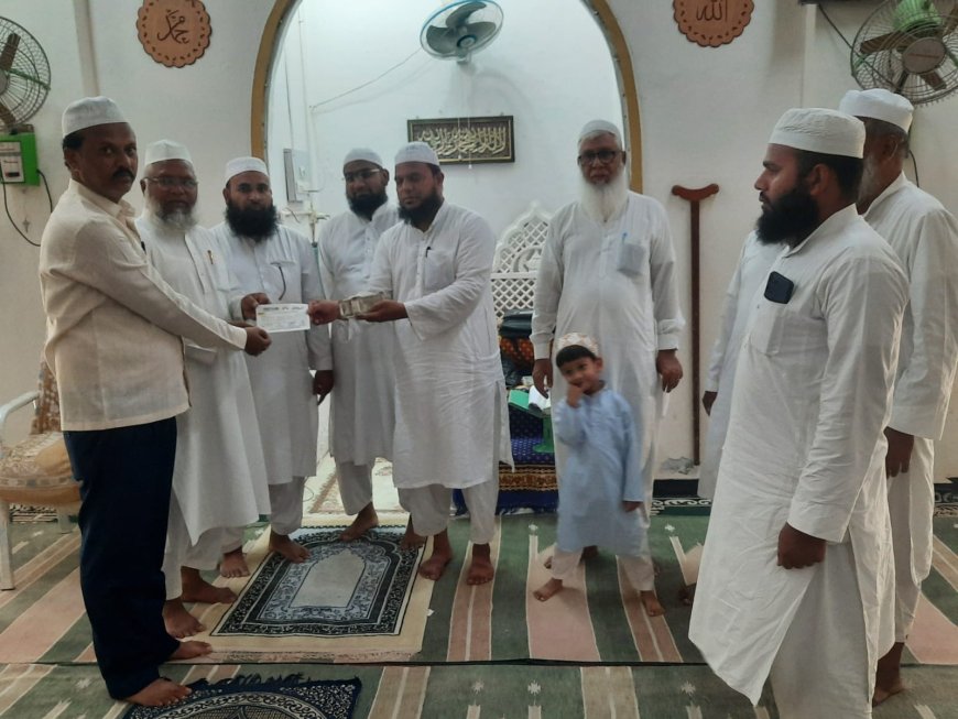 ಜಮಿಯತ್ ಉಲಮಾ ಎ ಹಿಂದ್ ಸಂಘಟನೆ ವತಿಯಿಂದ ಪಂಜಾಬ್  ಪ್ರವಾಹ ಪೀಡಿತರಿಗೆ ದೇಣಿಗೆ ಸಂಗ್ರಹ