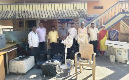 ಬಾಡಿಗೆ ಹಣ ನೀಡದ ಸಮಾಜ ಕಲ್ಯಾಣ ಇಲಾಖೆ ಕಚೇರಿ ಸಾಮಗ್ರಿ ಜಪ್ತಿ